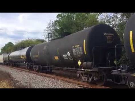 Union Pacific And Csx Trains Going Slow And Fast Youtube
