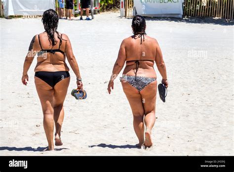 Overweight Woman On A Beach Stock Photos Overweight Woman On A Beach Stock Images Alamy