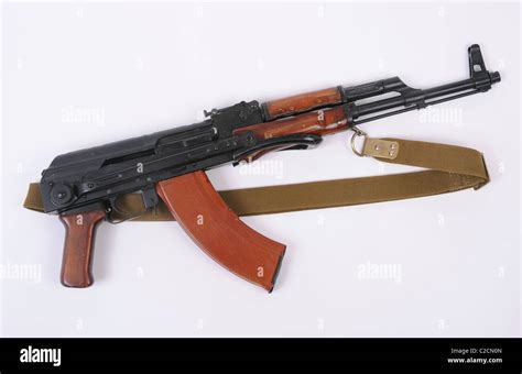 Russian Akms Rifle Modernized Folding Stock Version Of The Ubiquitous