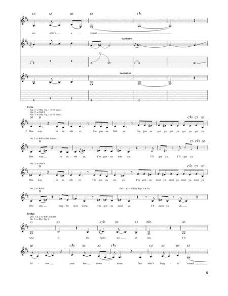 Ron & kevin from cascade brewing join us in discussing our collaboration one way or another. One Way Or Another By Blondie - Digital Sheet Music For Guitar TAB - Download & Print HX.17981 ...