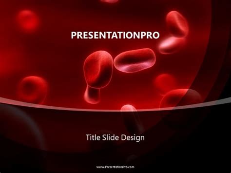 Blood Cells At Work Medical Powerpoint Template Presentationpro