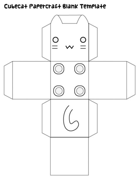 Blank Papercraft Template | Paper crafts, Papercraft templates, Diy
