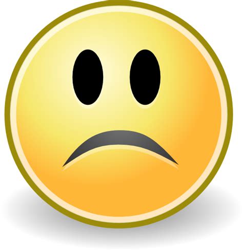 Sadness Smiley Face Clip Art Sad Png Download 582599 Free