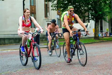 Nude Cyclists Hit The Road In Nothing But Body Paint For Saucy World