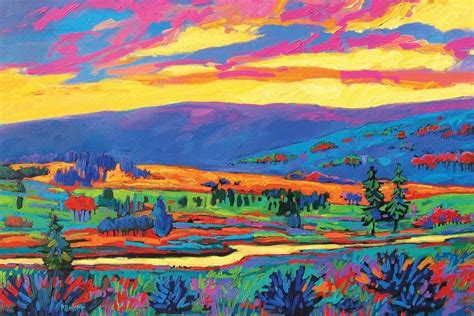 Colorado Fauve Landscape Art Print By Patty Baker Icanvas Fauvism