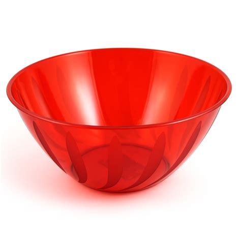 164 Oz Swirls Large Bowl Plastic Cups Utensils Bowls Platters