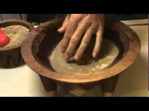 This method takes a lot of physical effort, but the effects are well worth the labor that you put in. Making kava drink - YouTube