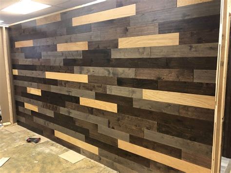 Custom Wood Accent Wall Design And Installation In Milwaukee Flawless
