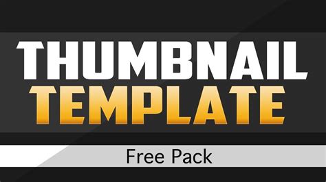 Please note that it can take up to seven. FREE Thumbnail Templates Pack!! - YouTube