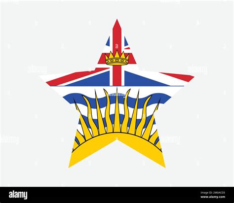 British Columbia Flags Stock Vector Images Alamy