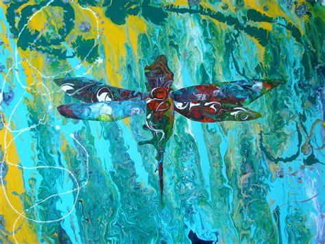 Dragonfly Painting By Devon Ingram Fine Art America