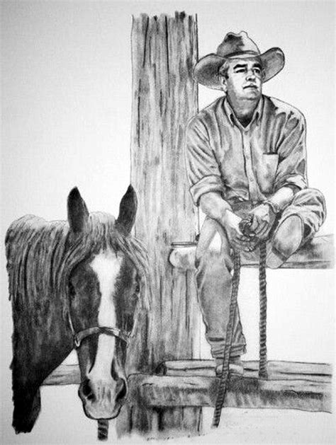 Pin By Coni Landry On Montajes Pedro Cowboy Art Western Artwork Art