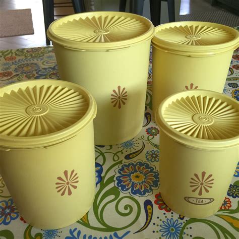Sold For Sale By Emily Set Of Vintage Tupperware Canisters