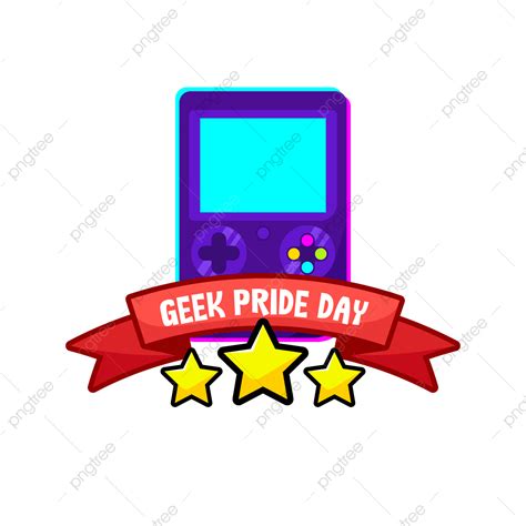 Gameboy Clipart Vector Geek Pride Day With Gameboy Creative Vector