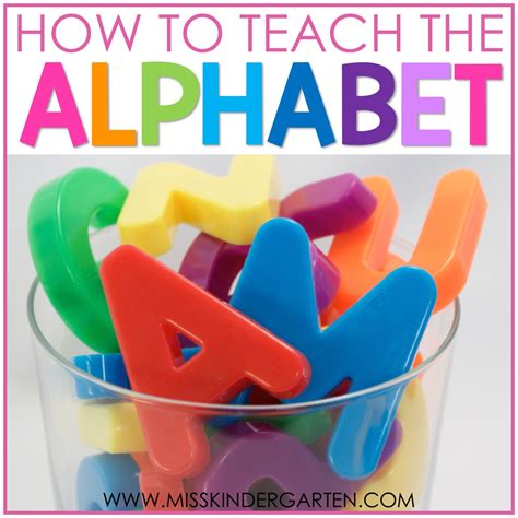 5 Ways To Teach The Alphabet Teaching The Alphabet Teaching Letters Riset