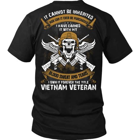 Vietnam Veteran T Shirt Veteran T Shirts Shirts T Shirt