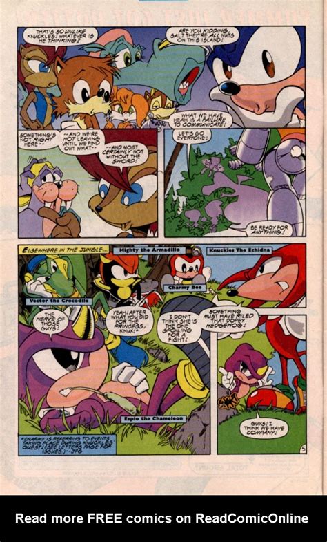 Read Online Sonic Super Special Comic Issue 1 Sonic Vs Knuckles