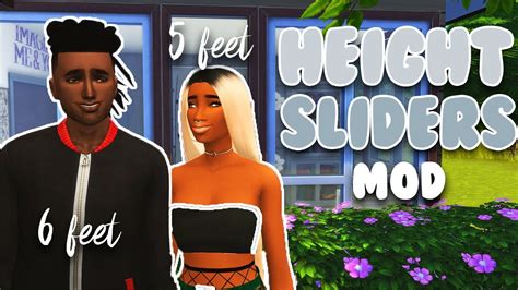 Height Neck And Hip Sliders Mod The Sims 4 Mods Youtube