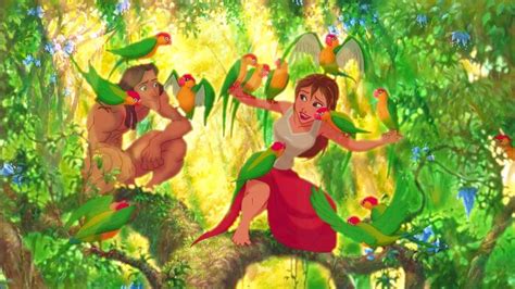 Jane And Birds Tarzan And Jane Disney Films Disney Pixar Walt Disney