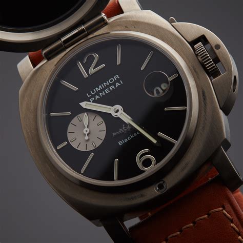 Panerai Luminor Black Seal For Purdey Automatic Pam76 Pre Owned