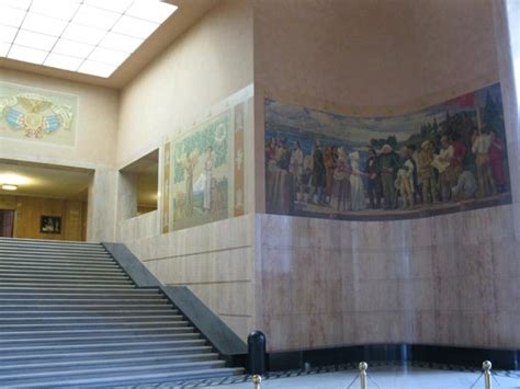 Mural In Lobby Of State Capitol Building Picture Of Oregon State