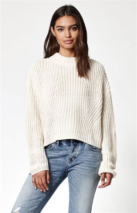 Chunky Cocoon Mock Neck Sweater Mock Neck Sweater Sweaters Sweaters For Women