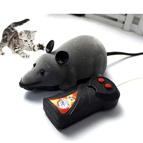 Fun Lovely Rc Mice Toy Pets Cat Toy Mouse For Cat Toy Wireless Remote