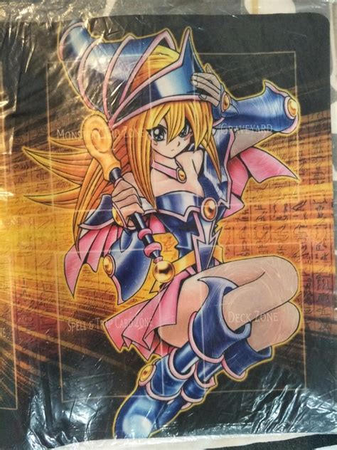 Yugioh Tcg Playmat Dark Magician Girl And Yami Yugi Hobbies And Toys Toys And Games On Carousell