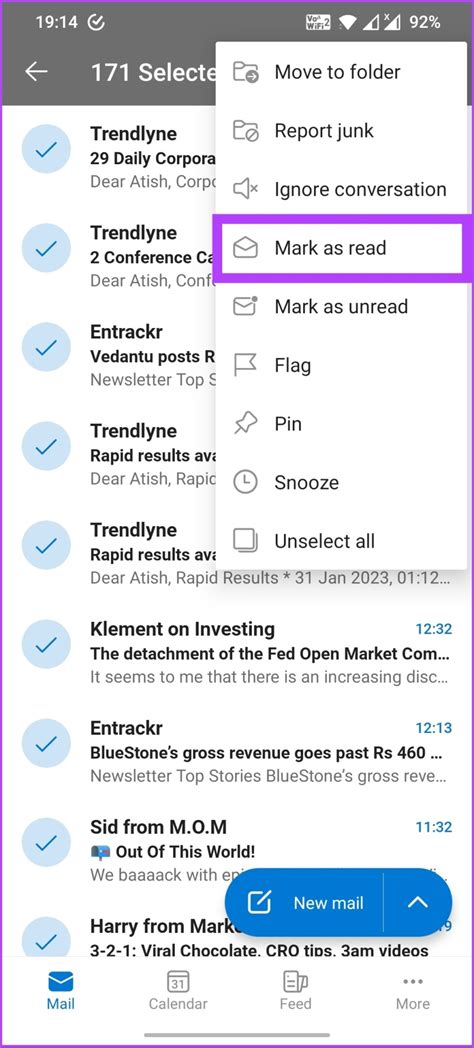 How To Mark Emails As Read In Outlook On Web Desktop Or Mobile App