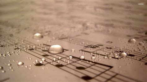 Free Download 4307 Water Drops On Sheet Music 1920x1080