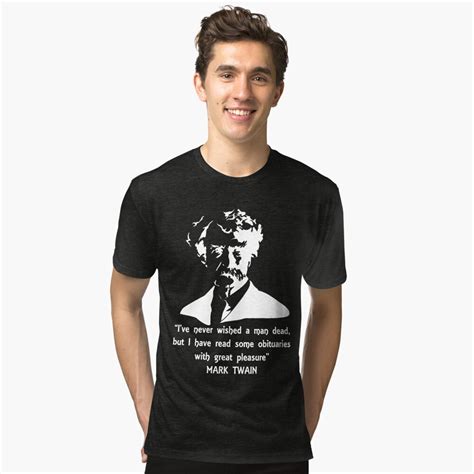 Mark Twain T Shirt By Jlhstudios Redbubble