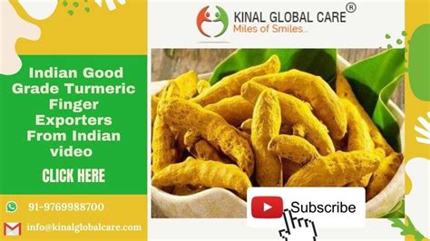 Indian Good Grade Turmeric Finger From Indian Exporters Youtube