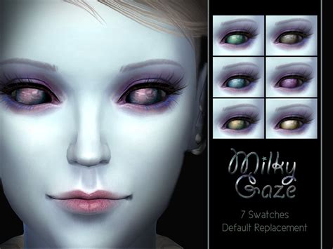 The Sims Resource Milky Gaze Alien Eyes Default Replacement Get