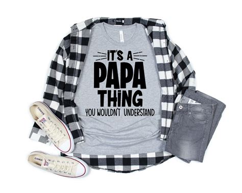 Funny Papa Shirt Grandpa Tshirt Shirts For Grandpa Grandad Etsy