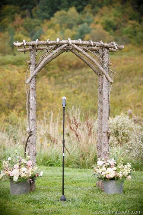 Pin By Jessica Reeves On Wedding Rustic Arbor Branch Arch Wedding