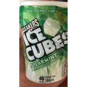 Ice Breakers Sugar Free Gum Spearmint Ice Cubes Calories Nutrition