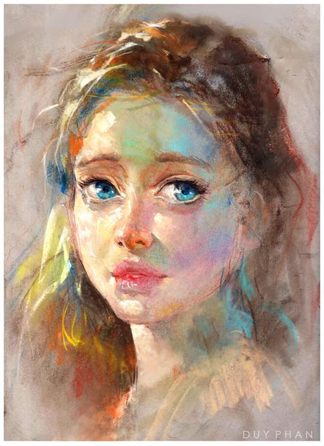 Pastel Portrait 2 By Bloodyman88 On Deviantart