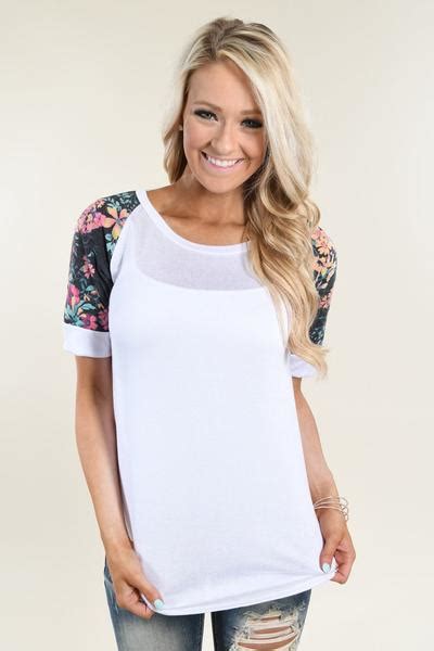 Feeling Pretty Floral Ivory Top The Pulse Boutique