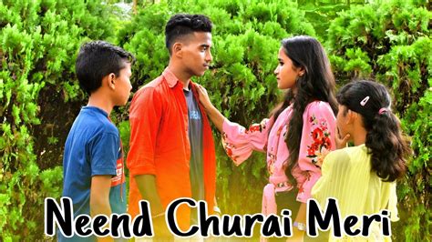 Neend Churai Meri Funny Love Story Hindi Song Cute Romantic Love Story Mj Heart