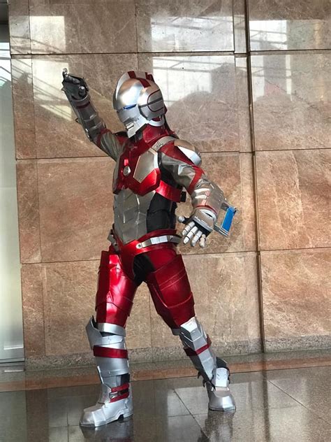 ultraman type  suit cosplay spotted  acghk  event jefusion
