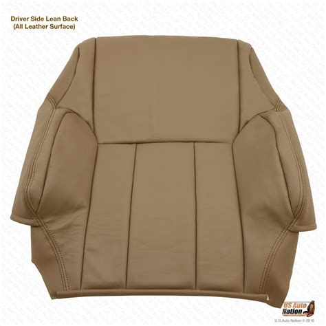 Front Driver Bottom And Top Tan Leather Seat Cover Fits 1998 1999 Toyota