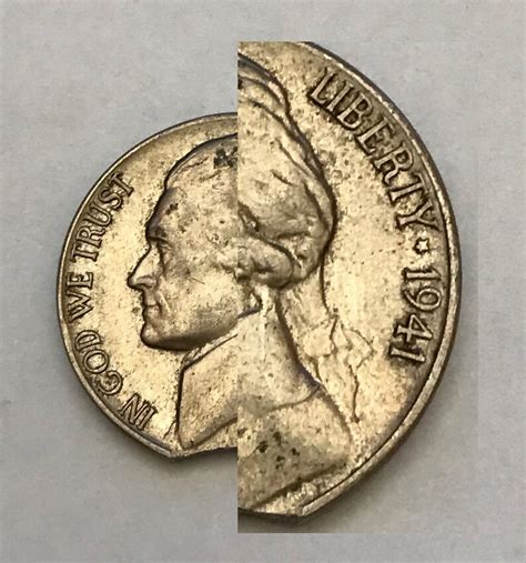 1941 Clipped Planchet Error Penny Very Good Condition Etsy