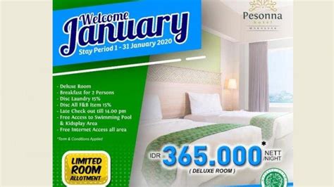 Hotel Pesonna Makassar Promo Welcome January Nginap Hanya Rp 365 Ribu