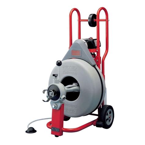 Ridgid K Drain Cleaning Snake Auger Drum Machine With In