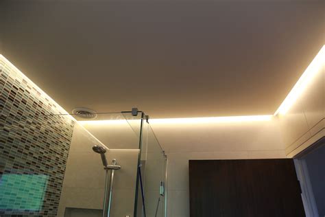 You will probably want multiples of these to brighten a whole room, making it a good idea. LED Strip in bathroom ceiling. It used as main light ...