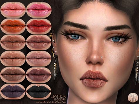 Matte Lipstick Bm15 By Busra Tr At Tsr Sims 4 Updates