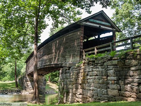 Humpback Covered Bridge Built 1857 Oldest Left In Virginia Usa