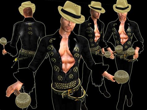 Second Life Marketplace Latin Salsa Outfit Male Classic Bom