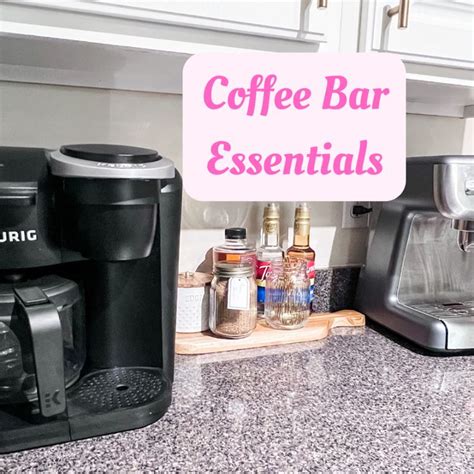 Coffee Bar Essentials Bar Essentials Coffee Bar Diy Coffee Bar
