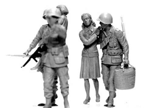 Master Box 3578 1 35 WWII France 1944 Kit Parachutistes Civils